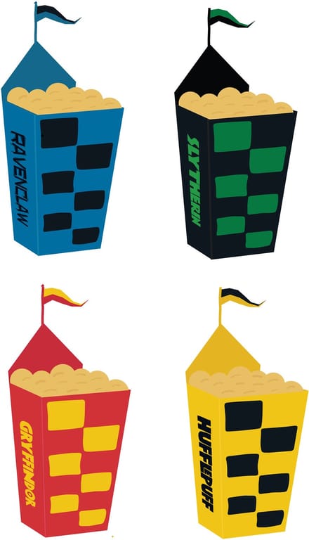 UNIQUE - 8 Harry Potter Quidditch traktatiedoosjes