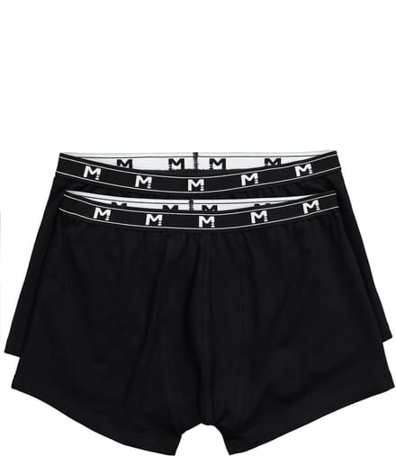 Men Plus - Heren - Heupbroek set van 2 onderbroek - Zwart - Maat L