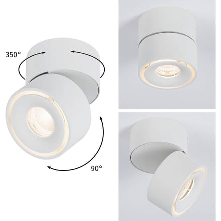 Paulmann 93373 Spircle LED-opbouwlamp LED LED vast ingebouwd 8 W Wit
