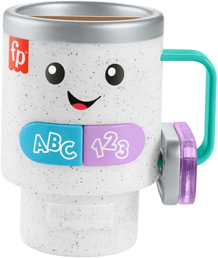 Fisher-Price – HXF49 – Interactief Mok Speelgoed – Lampjes en Liedjes