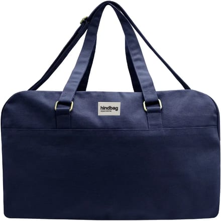 Hindbag weekendtas Yves marine - 100% biologisch GOTS katoen