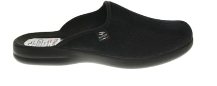 Zwart Ribbon Instapper Fly Flot maat 44