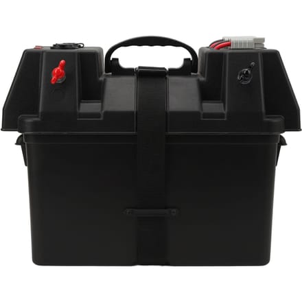 Draagbare Auto Accubak 5V 1A 2.1A USB-interface 12V 20A Sigarettenaansteker voor Camper en Trailer Accu's black