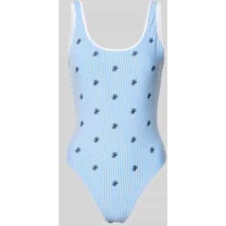 Badpak met logo-stitching
