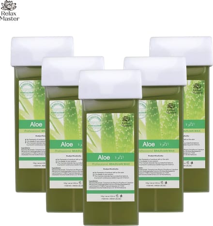 Navulset Wax Roller – 5x Waxpatroon 100 ml – Geschikt voor Waxrollers
