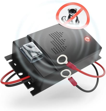 MKSS® Steenmarter Verjager Auto - Muizenverjager Ultrasone - Marterverjager