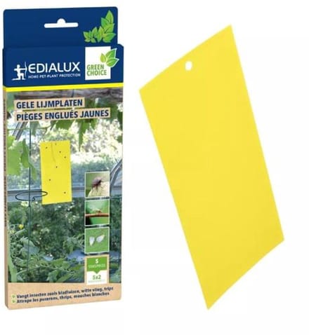 Edialux GreenChoice Gele Lijmplaten - Effectieve Insectenval