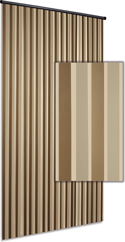 Vliegengordijn/deurgordijn Linten High Quality - goud/creme 100x220cm