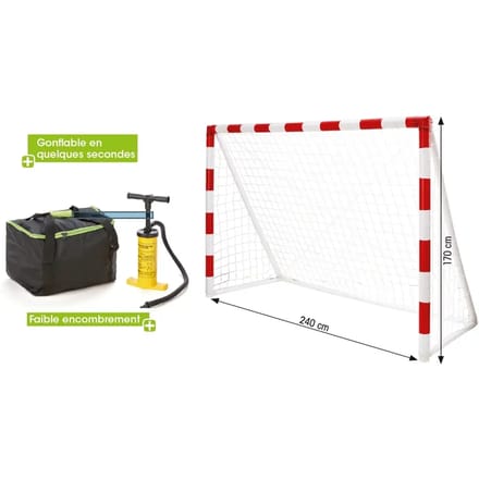 Paar opblaasbare handbaldoelen - 2,40 x 1,70 m