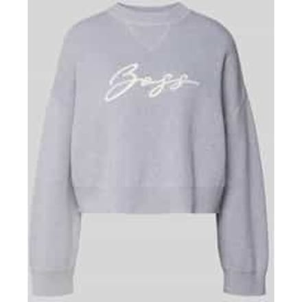 Relaxed fit gebreide pullover van puur katoen, model 'FINEVRA'