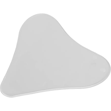 Siliconen Borstrimpel Pad Transparant Driehoek Vorm Herbruikbaar Wasbaar Borst Rimpel Preventie Patch white