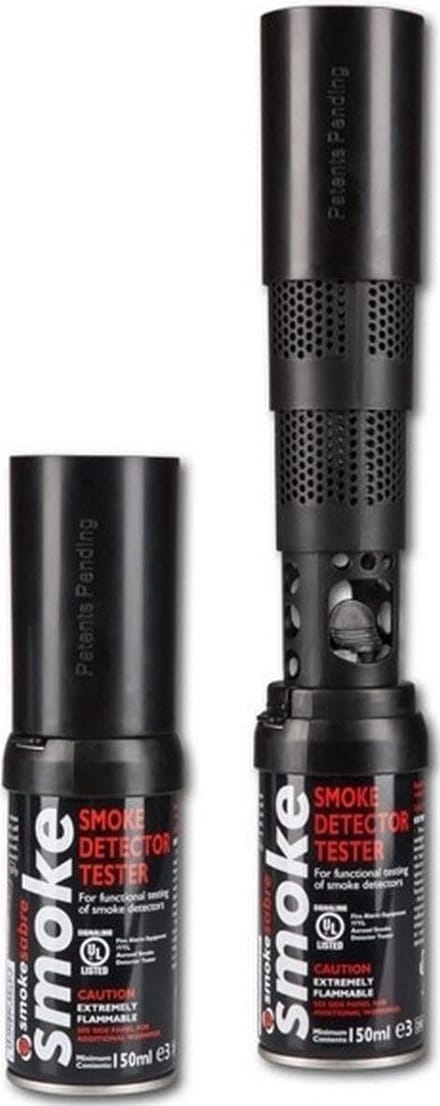 SmokeSabre Rookmelder testgas - Rookdetector tester voor plafondhoogte - Handheld - 150 ml