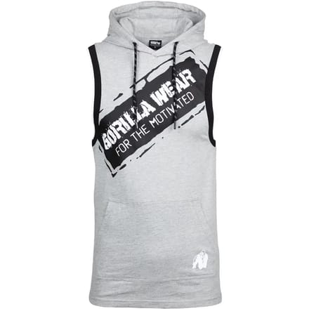 Gorilla Wear Loretto Hooded Tank Top - Grijs Gemeleerd - M