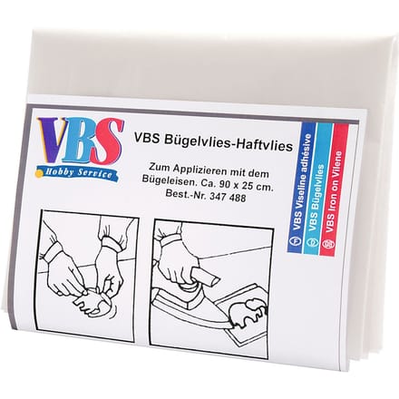 VBS Strijkvlies - Plakvlies, ca. 90 x 25 cm