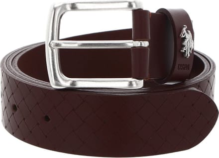 U.S. POLO ASSN. Riem Hitchcock Woven Belt W100 Tan Bruine