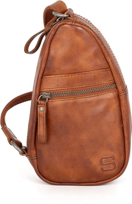 Leren Slingbag - Lareyna - Brandy Cognac