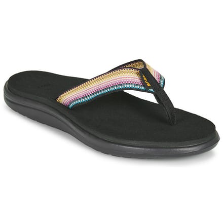 Teva W VOYA FLIP Dames Slippers - ANTIGUOUS Zwart MULTI