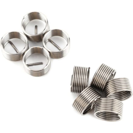 Kit de 10 inserts de réparation de filetage pour conversion de trous filetés métriques et impériaux M16 x 1,5 x 1D gray