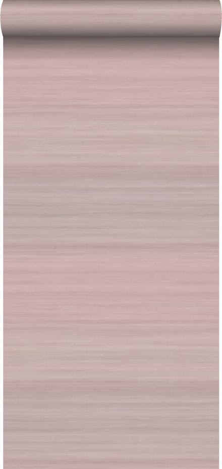 Origin Wallcoverings behang geweven structuur met kleurverloop oudroze - 53 cm x 10.05 m - 347751