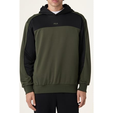 FILA Rivoli Loose Blocked Hoodie Black Größe: M | Kaputzenpullis Outlet | Herren | Schwarz
