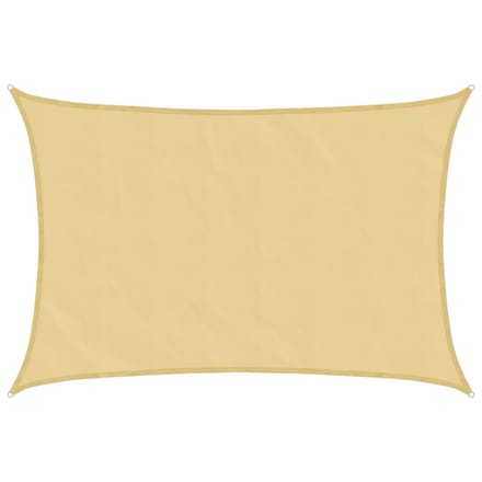 vidaXL - Zonnezeil - 4x3 - m - 100% - polyester - oxford - zandkleurig