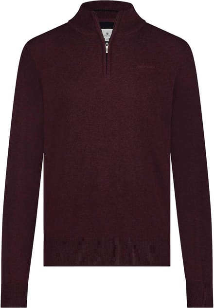 State Of Art Half Zip Trui Bordeaux - Maat 3XL - Heren - Pullovers