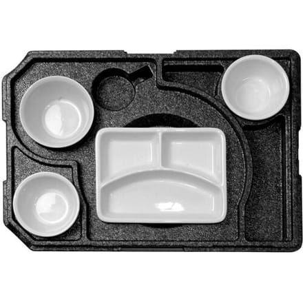 (10 stuks) THERMO FUTURE BOX Thermobox DINNER +3 - Zwart