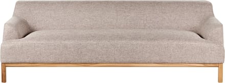 SOSJO - Driezitsbank - Lichtbruin - Polyester
