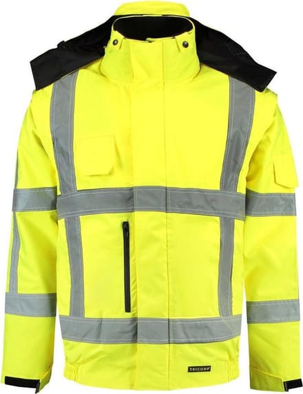 Tricorp Pilotjack - Werkjas 403006 - Fluor Geel - Maat XS