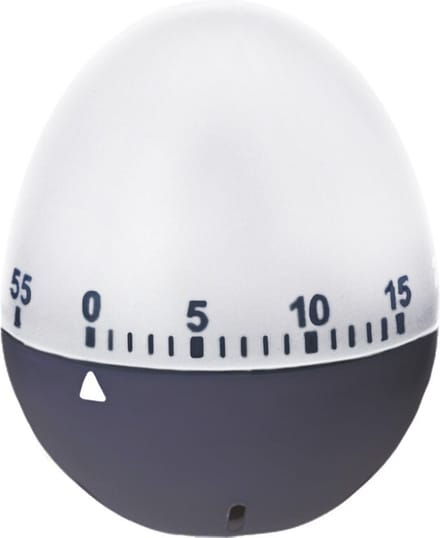 Excellent houseware eierwekker - in ei vorm - kunststof - 7 cm