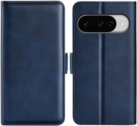 MobyDefend Hoesje - Geschikt voor Google Pixel 10 / Google Pixel 10 Pro - Luxe Wallet Book Case (Sluiting Zijkant) - Blauw