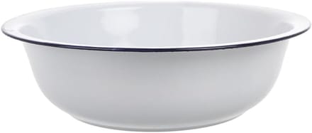 Grote Emaille Mengkom van 34 cm - Witte Emaille Soepkom voor Groenten, Deeg en Salades