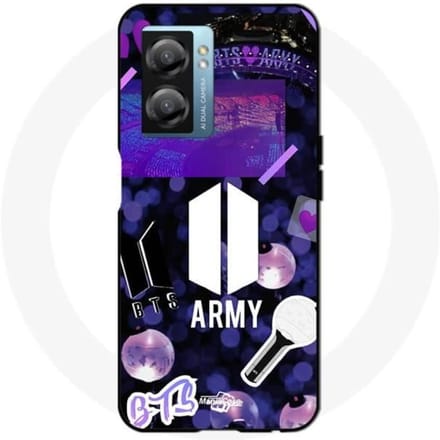Oppo A77 5G hoesje BTS legerlogo Bangtan Subs
