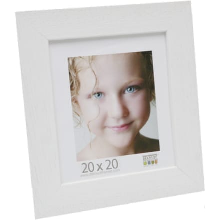 Deknudt Frames fotolijst S226K1 - wit hout - breed - 20x20 cm