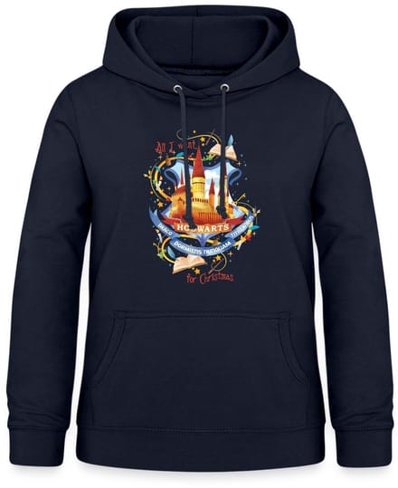Harry Potter Hogwarts Voor Kerstmis Hoodie Dames