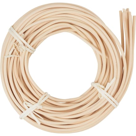 VBS Rotan natuurlijk, blauw lint, Ø 4 mm - 125 g
