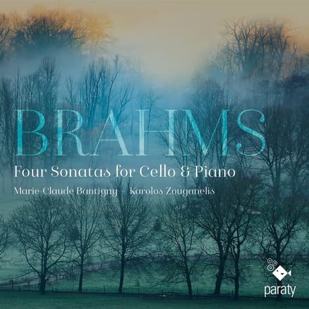 Marie-Claude Bantigny & Karolos Zouga - Brahms: Four Sonatas For Cello & Piano (CD)