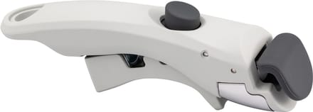 NutriChef Vervangbare Pannengreep - Ergonomisch, Warmtebestendig, Snelle Bevestiging - Grijs