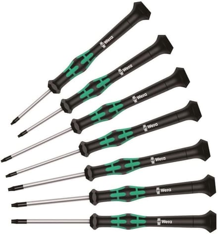 Precisie Torx Schroevendraaier Set - 7-delige Kraftform Micro Set