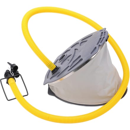 Draagbare Voetluchtpomp Compact Plastic voor Vissen Opblaasbare Boot Rubberboot Kajak gray