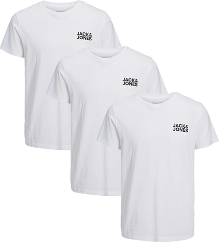 Jack & Jones Heren t-shirt 3 pack Corp