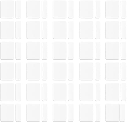 Vervangende Kleefpads - Sensor Pads - Beveiligingssystemen Installeren - Precisie Voorgesneden - 30 Sets - Wit