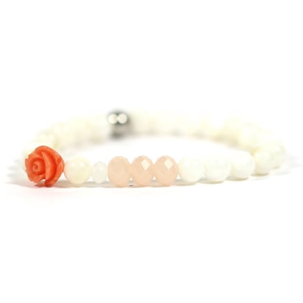Heaven Eleven KIDS - meisjes - armband - edelsteen - 6mm - 16cm