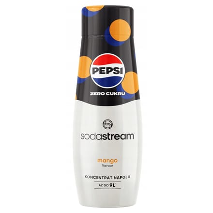Sodastream Pepsi Max Mango - Frisdrankconcentraat - Suikervrij - 440 ml - Zest