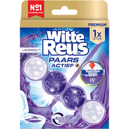 Witte Reus Toiletblok Self Active Lavendel