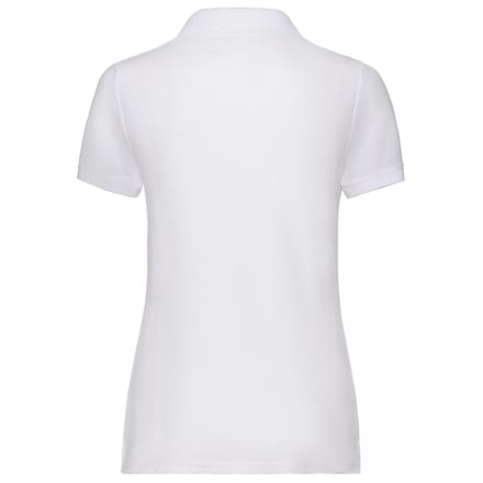 Fruit of the Loom Dames/Dames 65/35 Piqué Poloshirt (Wit)