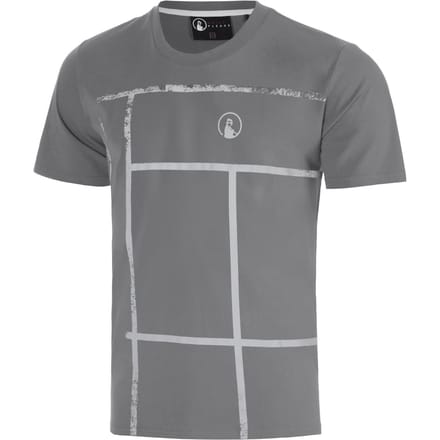 Quiet Please Crush Court T-shirt Heren-donkergrijs, lichtgrijs