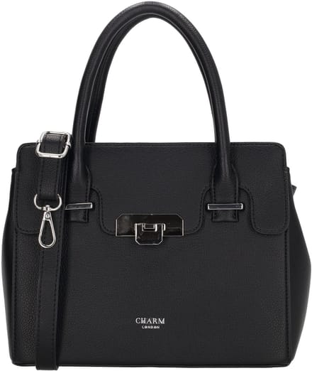 Charm London Soho Handtas - Schoudertas - Dames - Schouderband - Zwart