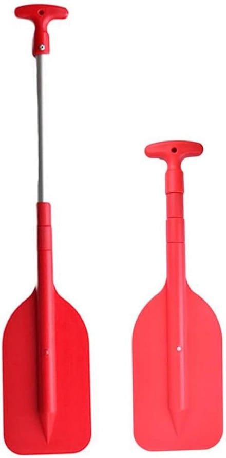 Kajak Peddel - Roeispaan Boot - Watersport Varen - Verstelbare Lengte - 54-106 cm - Geel Rood