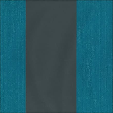 Dutch Wallcoverings Vliesbehang streep - Petrol/grijs